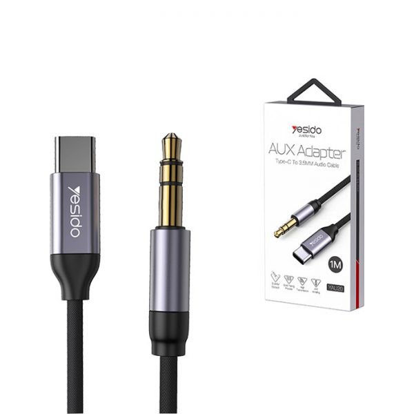 Yesido YAU20 TypeC To 3.5MM Audio Cable Aux Adapter